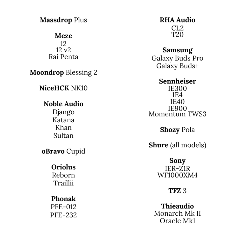 Custom IEM Tips Custom Art